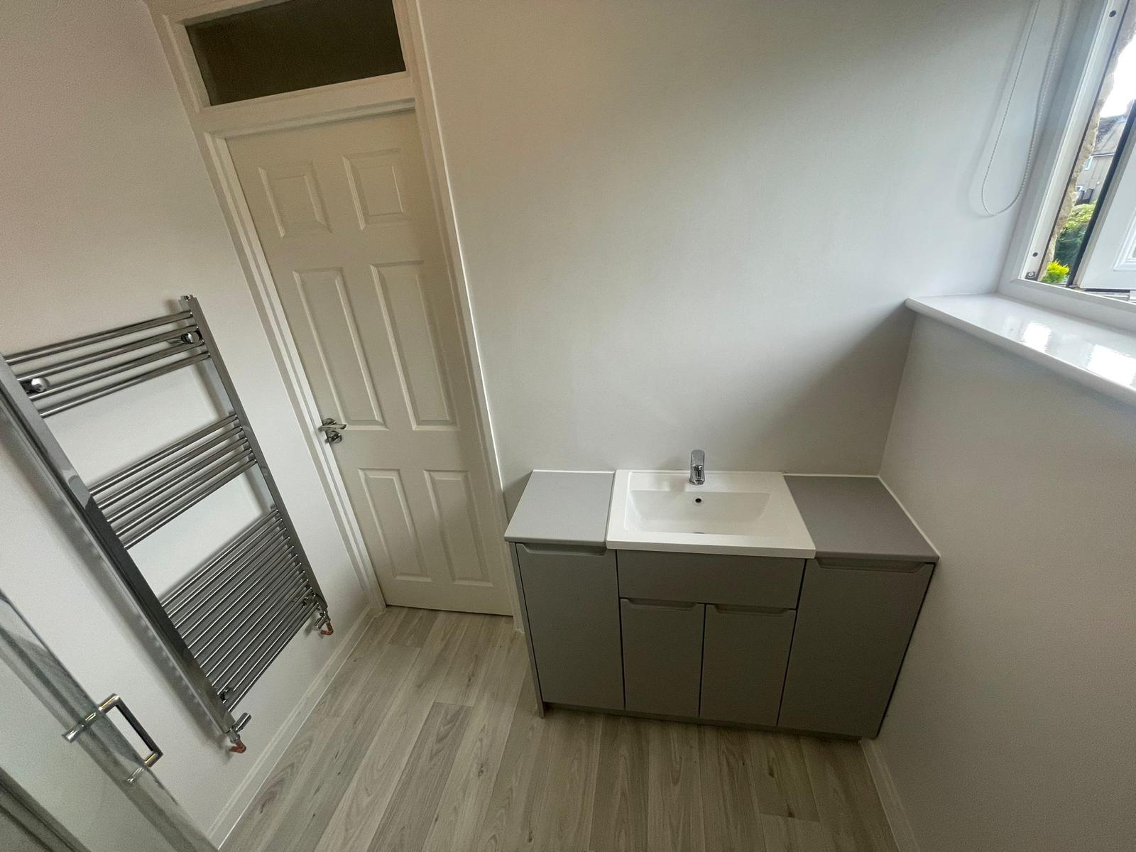 Completed bathroom installation by Pinnacle Plumbing, Witney, Oxford & the Cotswolds