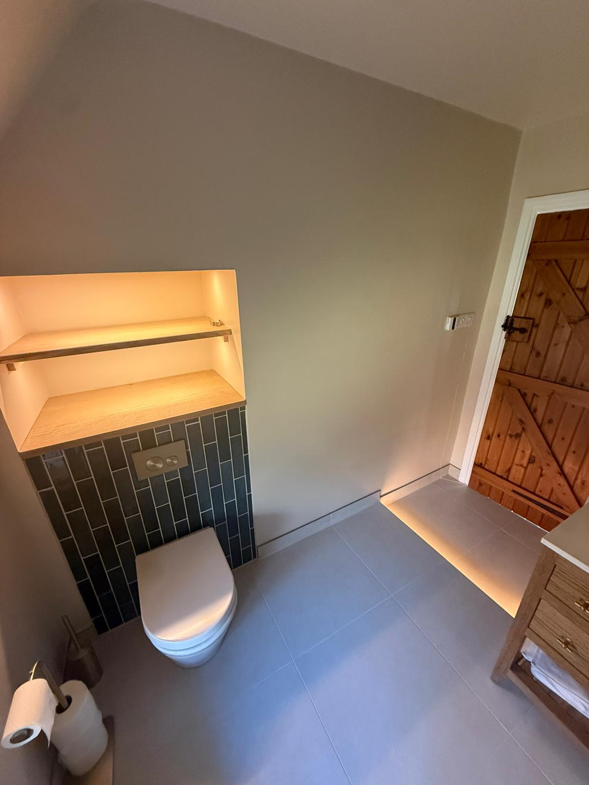 Completed bathroom installation by Pinnacle Plumbing, Witney, Oxford & the Cotswolds