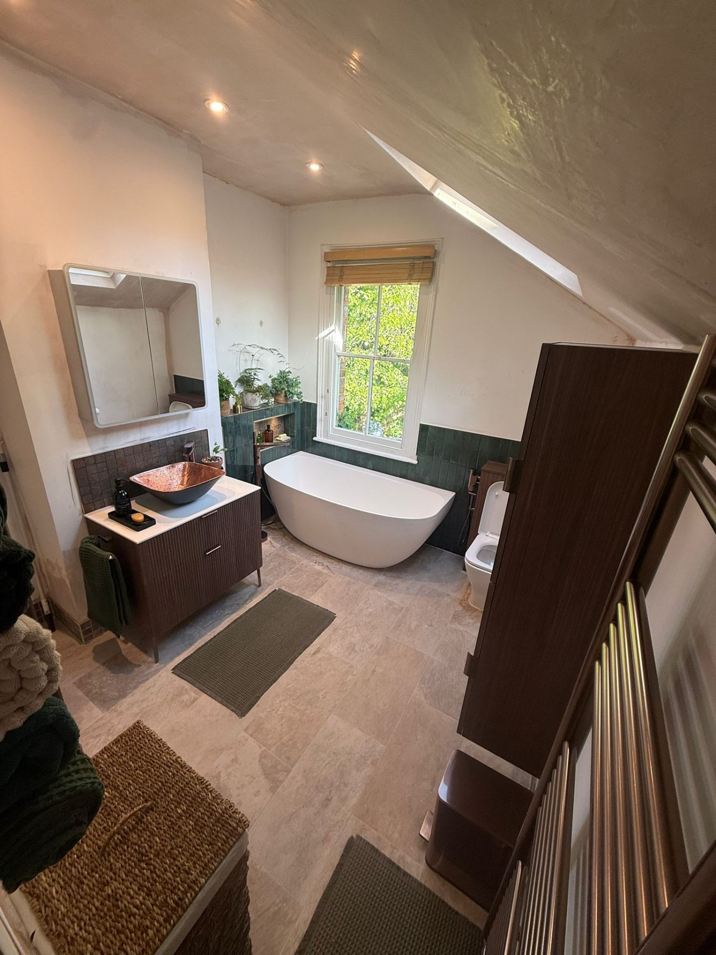Completed bathroom installation by Pinnacle Plumbing, Witney, Oxford & the Cotswolds