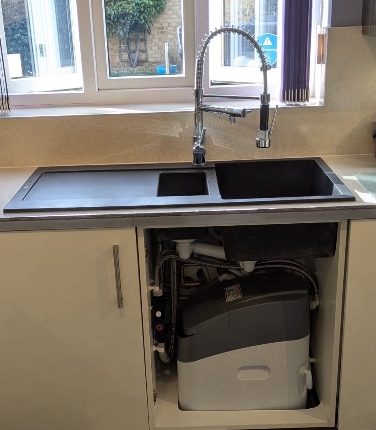 General plumbing installation, water softener and pipework by Pinnacle Plumbing