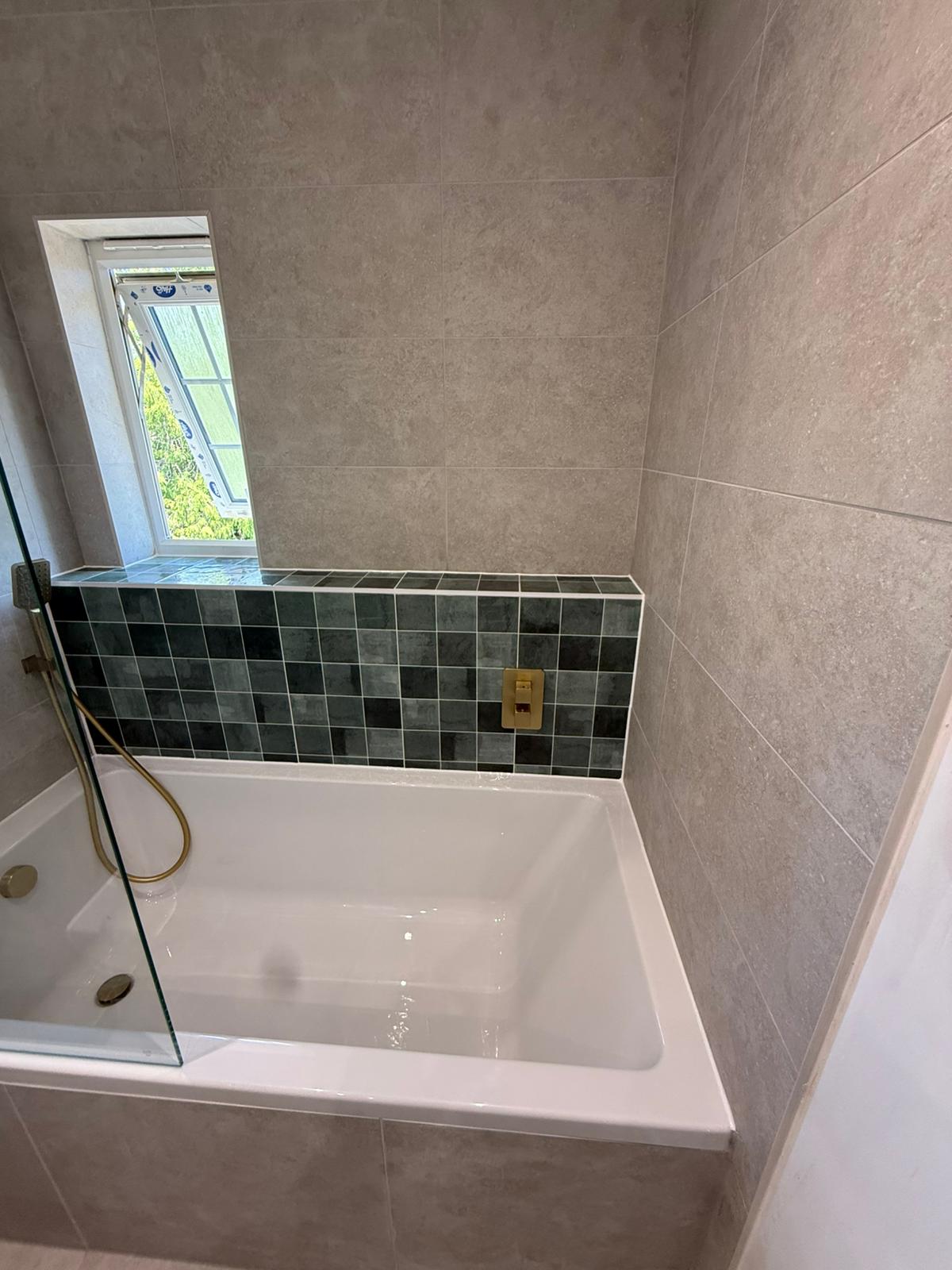 Completed bathroom installation by Pinnacle Plumbing, Witney, Oxford & the Cotswolds
