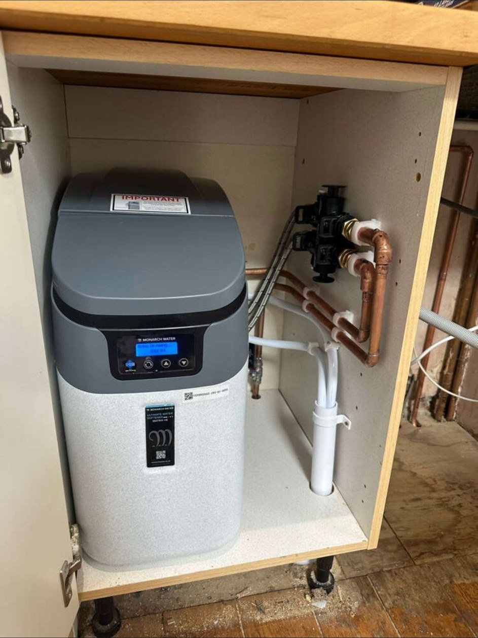 General plumbing installation, water softener and pipework by Pinnacle Plumbing