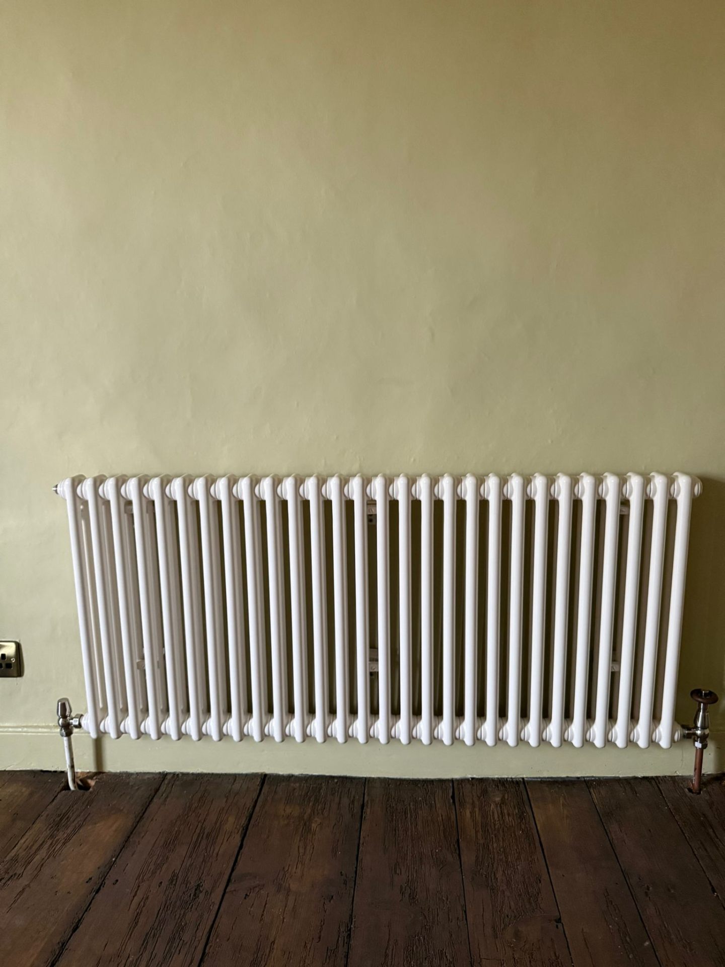 Central heating radiator installation by Pinnacle Plumbing, Oxfordshire