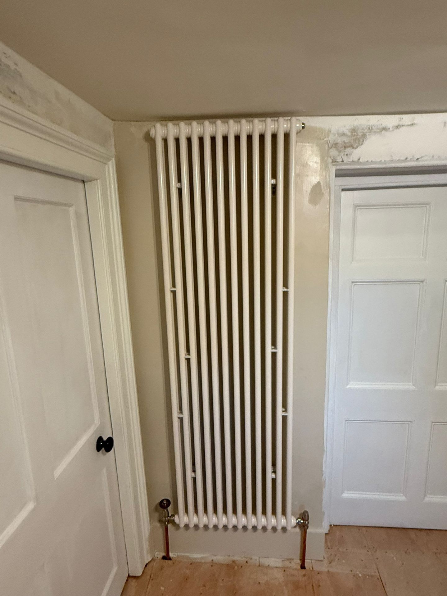 Central heating radiator installation by Pinnacle Plumbing, Oxfordshire