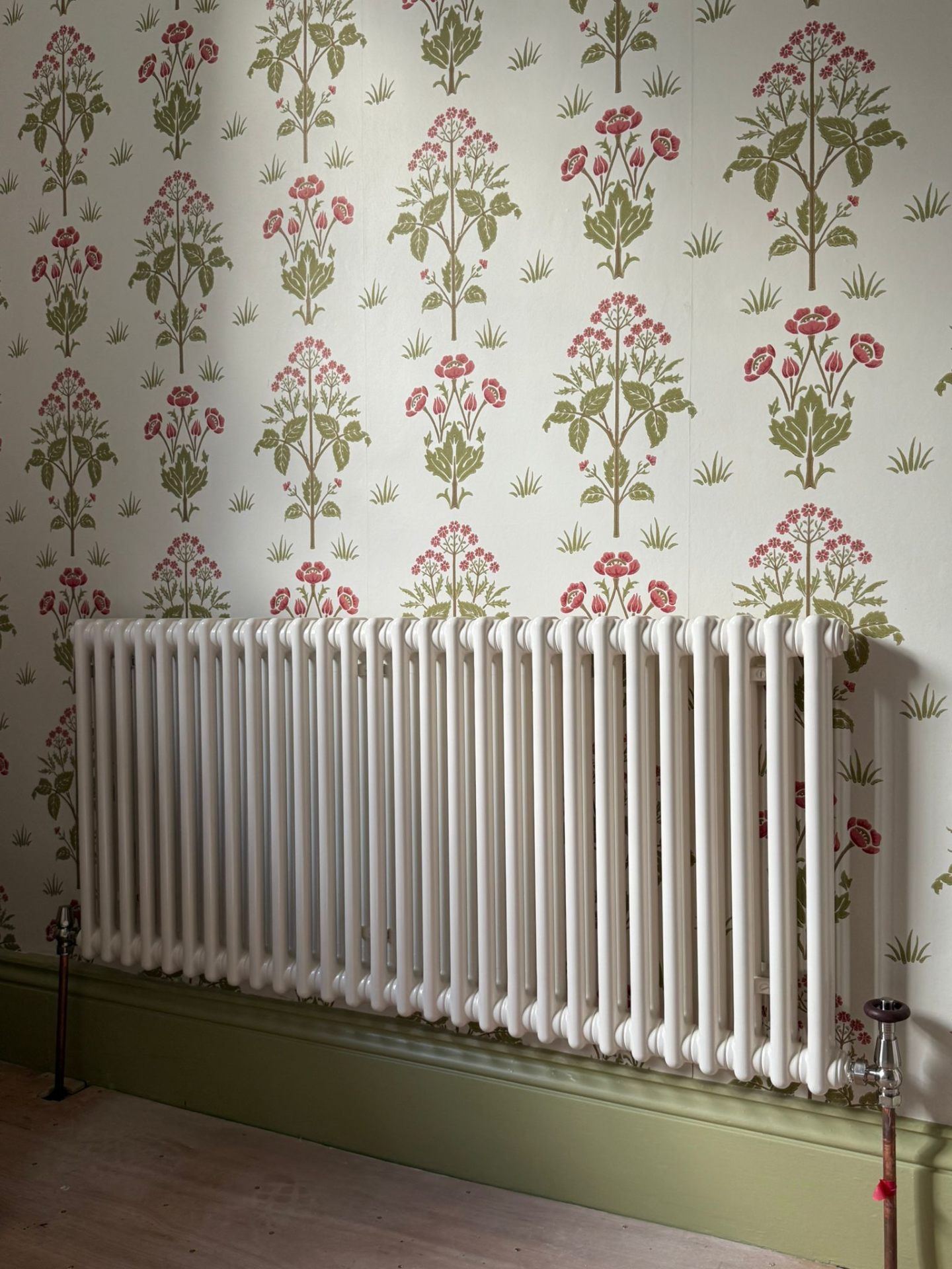 Central heating radiator installation by Pinnacle Plumbing, Oxfordshire