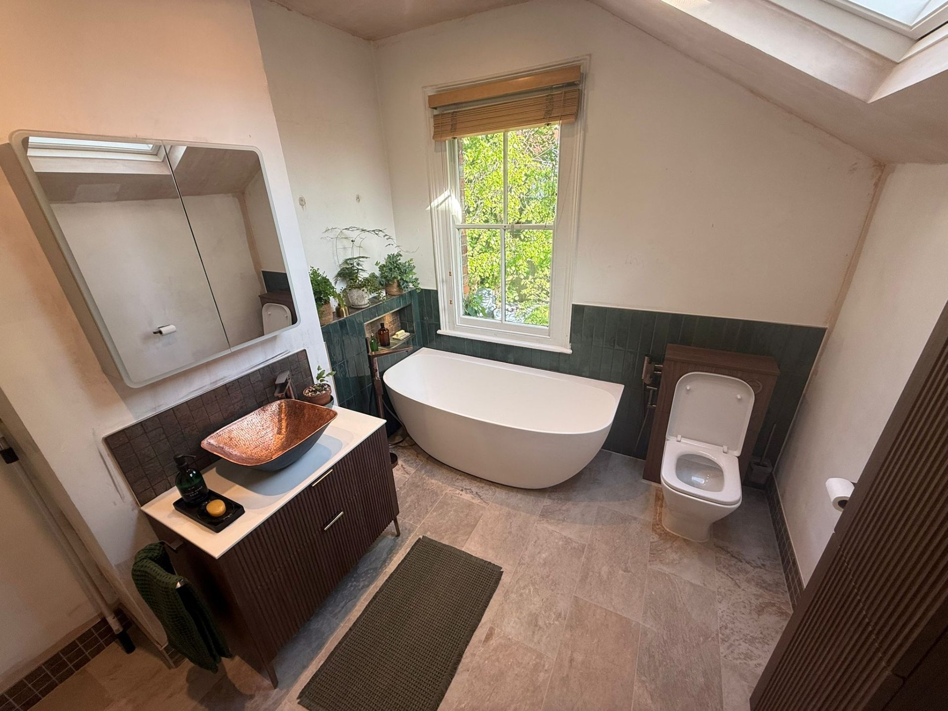 Completed bathroom installation by Pinnacle Plumbing, Witney, Oxford & the Cotswolds