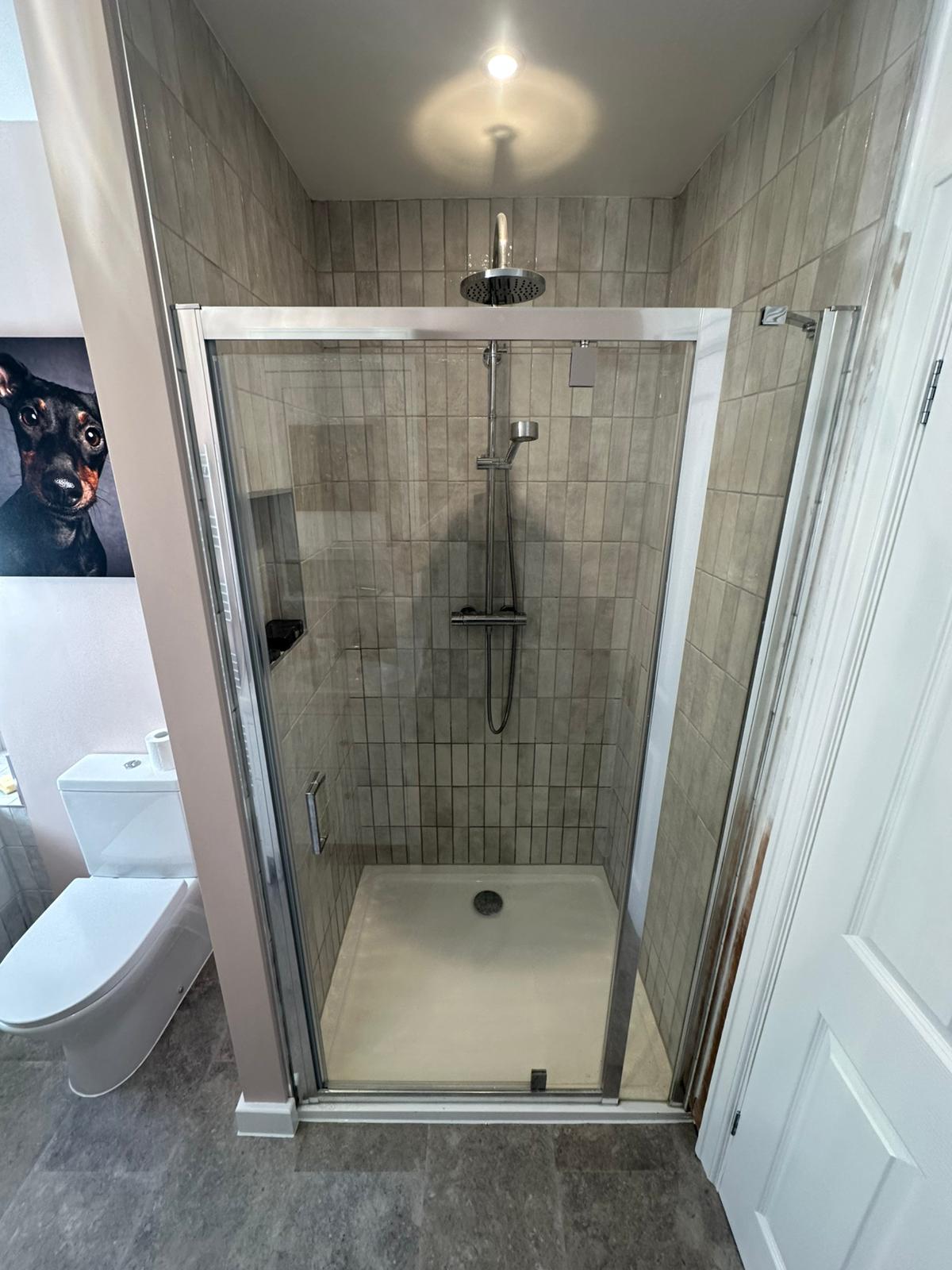 Completed bathroom installation by Pinnacle Plumbing, Witney, Oxford & the Cotswolds