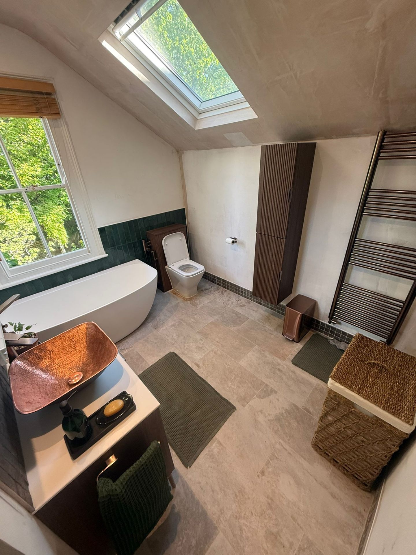 Completed bathroom installation by Pinnacle Plumbing, Witney, Oxford & the Cotswolds