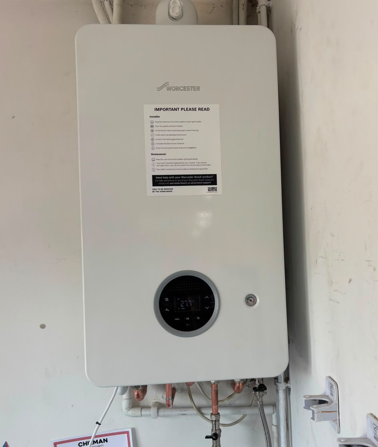 New boiler installation by Gas Safe engineers at Pinnacle Plumbing, Oxfordshire