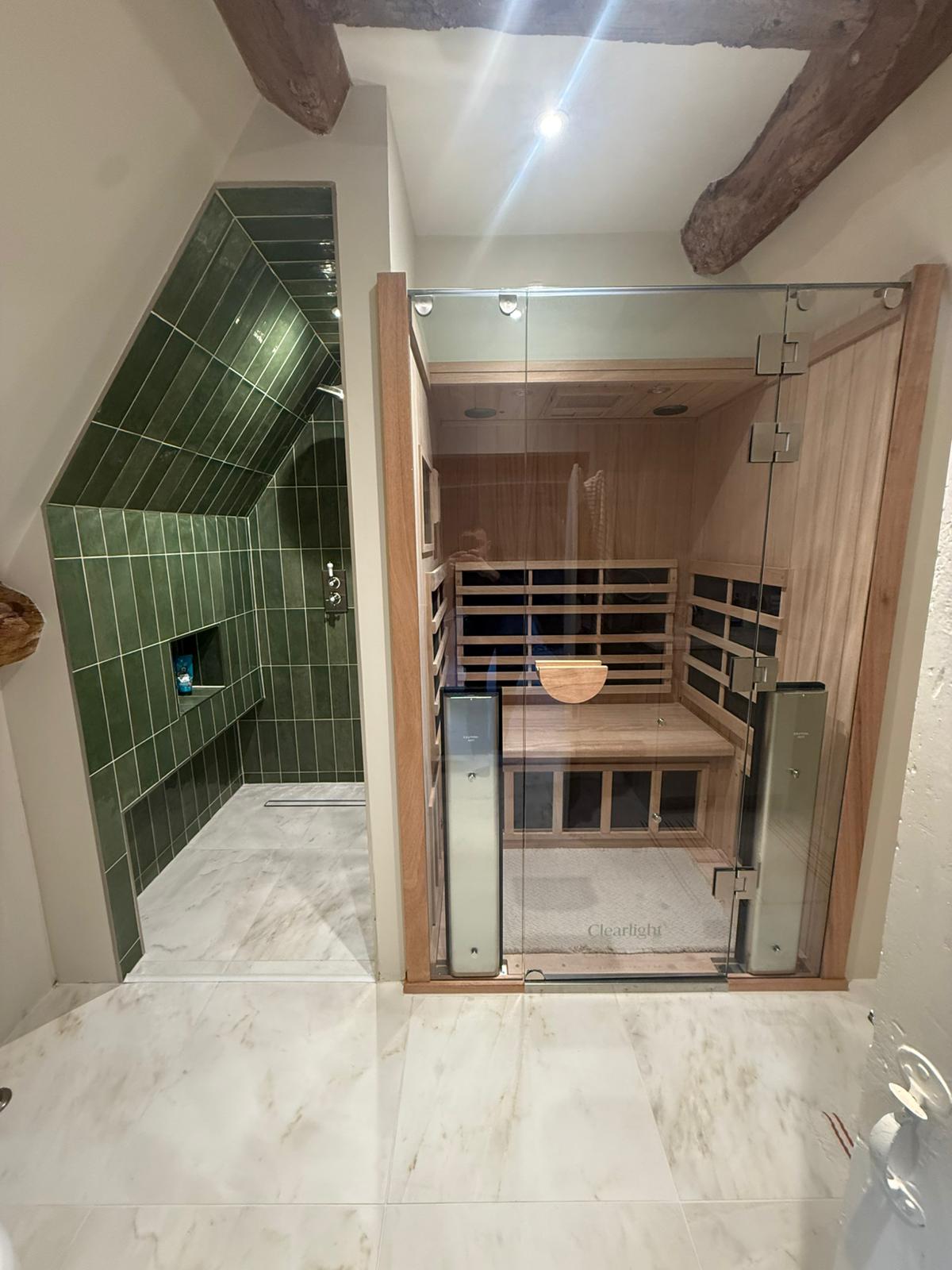 Completed bathroom installation by Pinnacle Plumbing, Witney, Oxford & the Cotswolds
