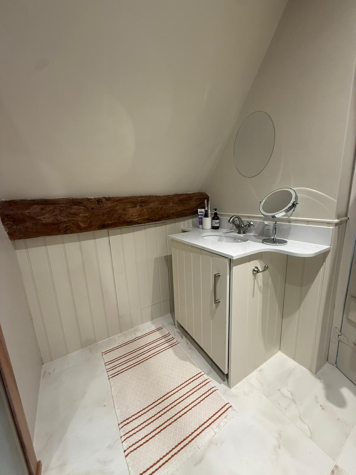 Completed bathroom installation by Pinnacle Plumbing, Witney, Oxford & the Cotswolds