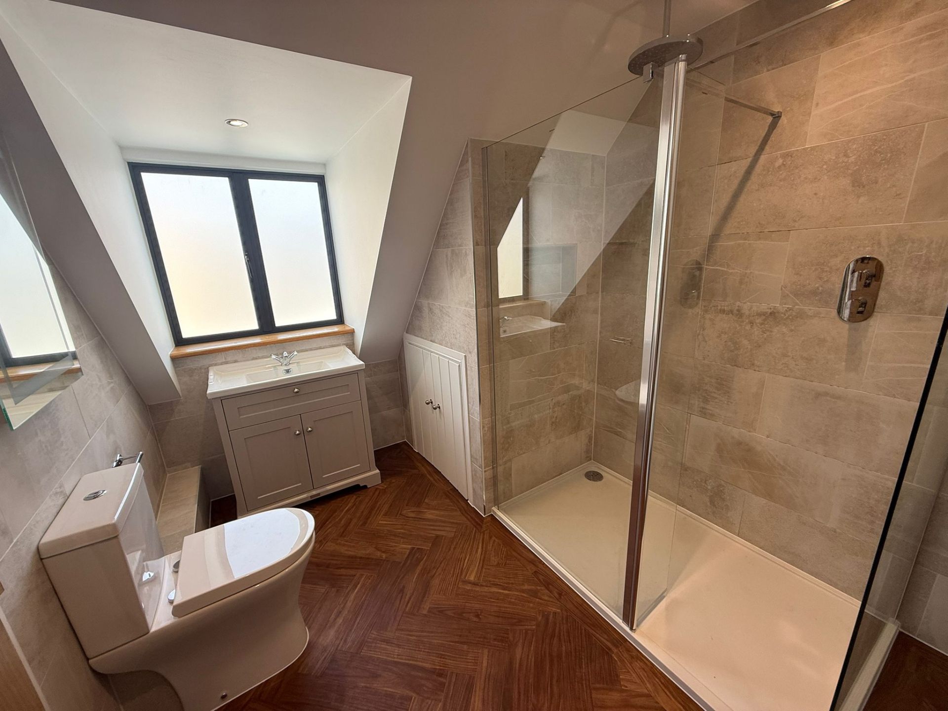 Completed bathroom installation by Pinnacle Plumbing, Witney, Oxford & the Cotswolds