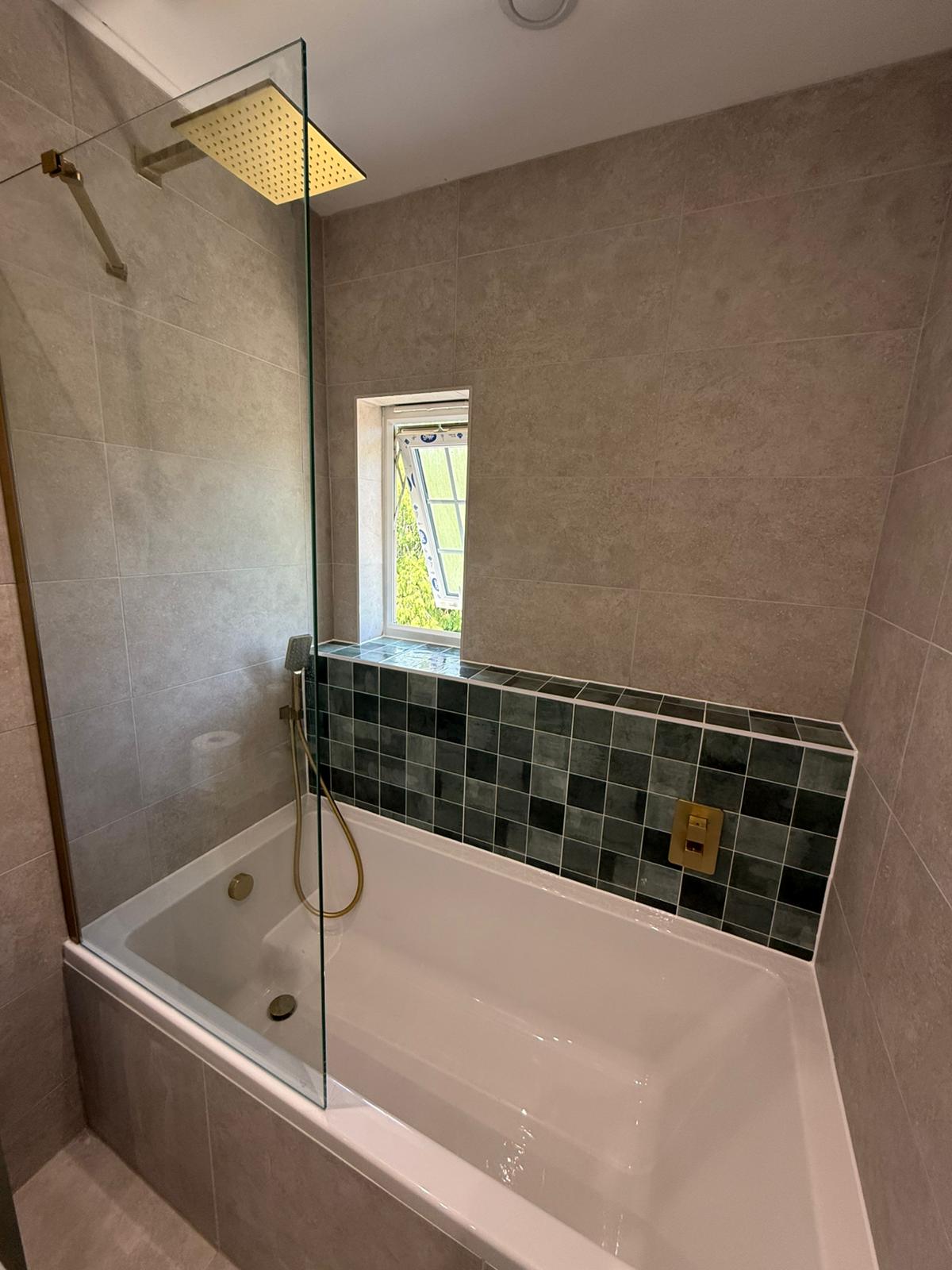Completed bathroom installation by Pinnacle Plumbing, Witney, Oxford & the Cotswolds