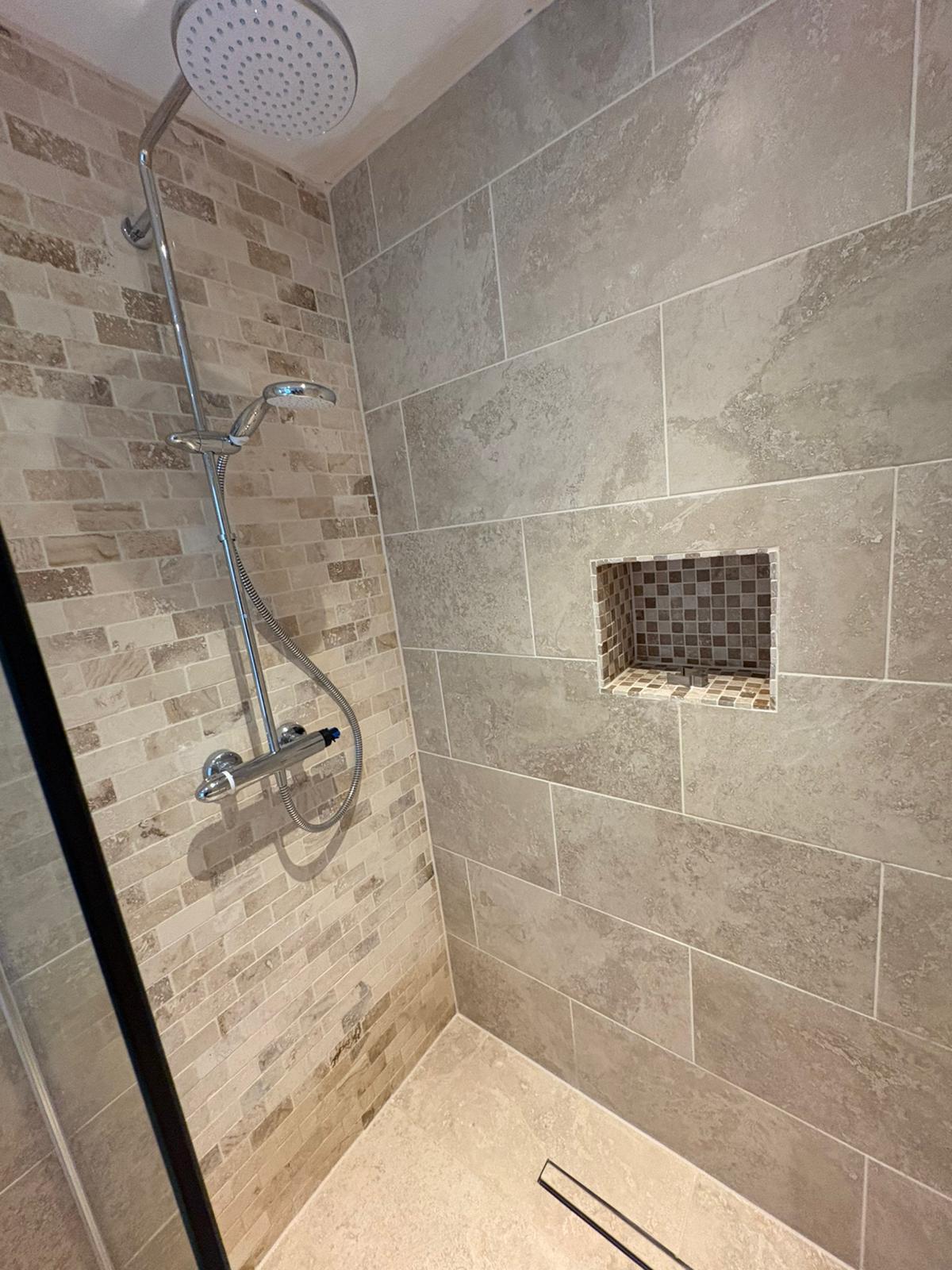 Completed bathroom installation by Pinnacle Plumbing, Witney, Oxford & the Cotswolds