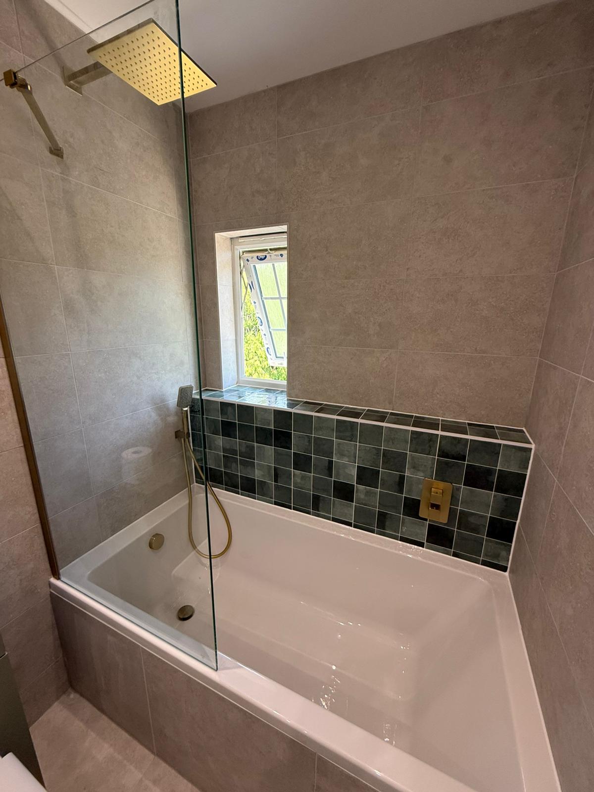 Completed bathroom installation by Pinnacle Plumbing, Witney, Oxford & the Cotswolds