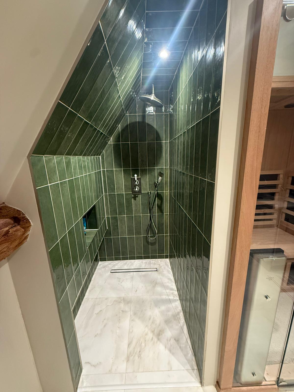 Completed bathroom installation by Pinnacle Plumbing, Witney, Oxford & the Cotswolds