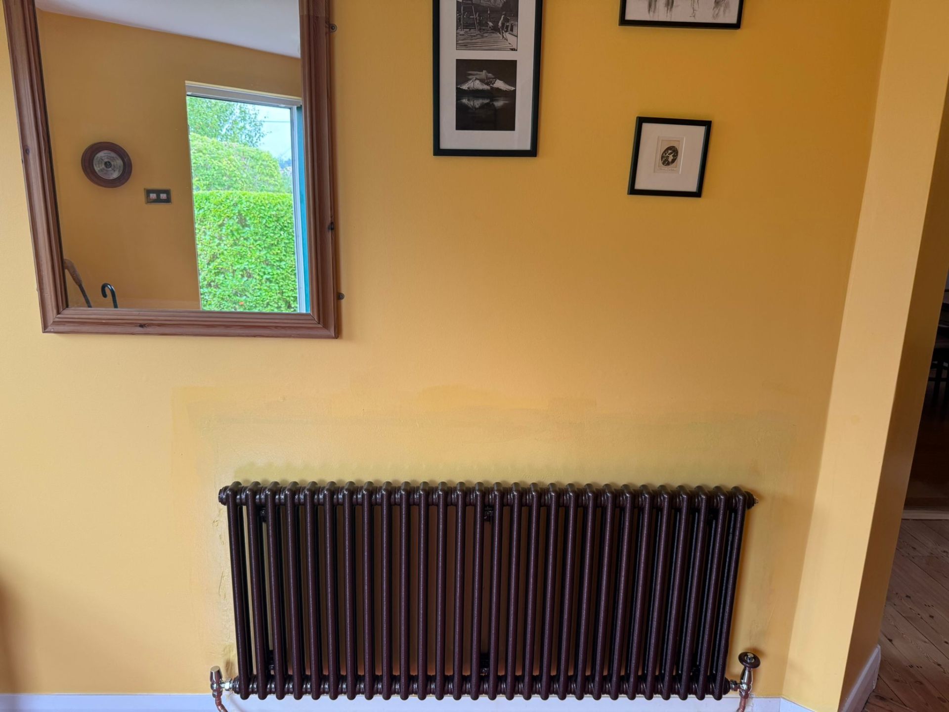 Central heating radiator installation by Pinnacle Plumbing, Oxfordshire