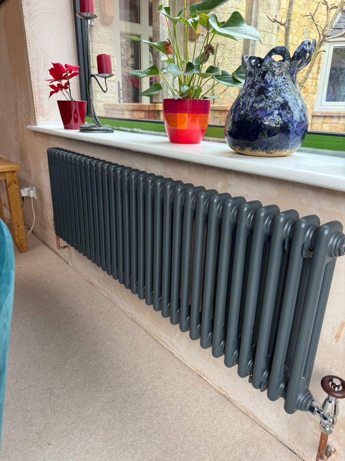 Central heating radiator installation by Pinnacle Plumbing, Oxfordshire