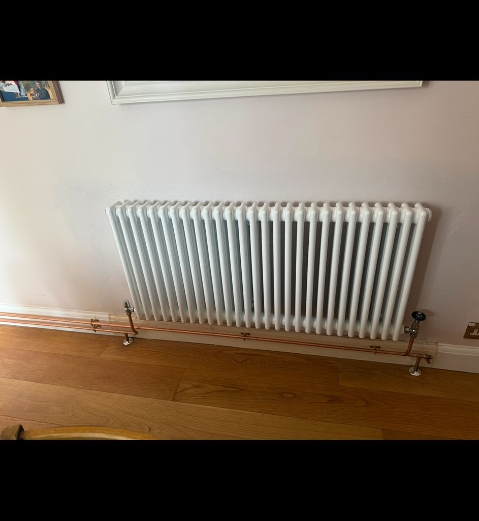 Central heating radiator installation by Pinnacle Plumbing, Oxfordshire