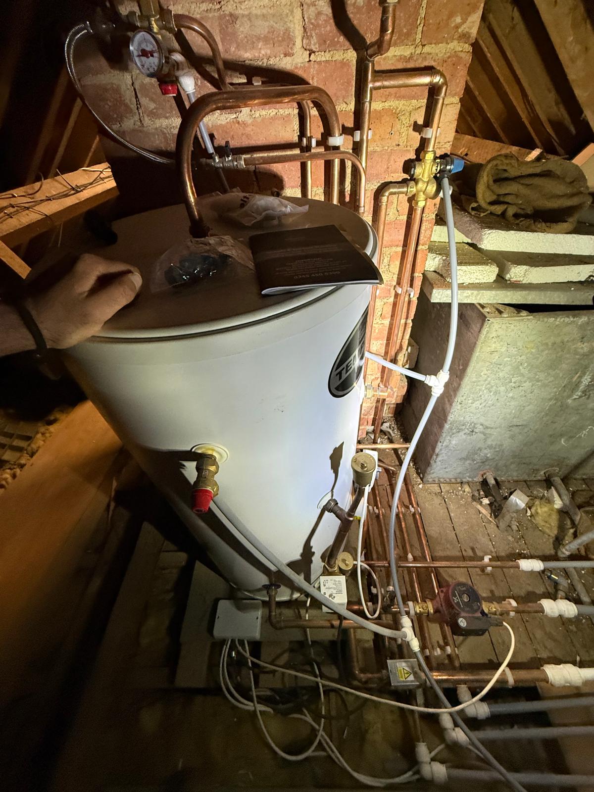 New boiler installation by Gas Safe engineers at Pinnacle Plumbing, Oxfordshire